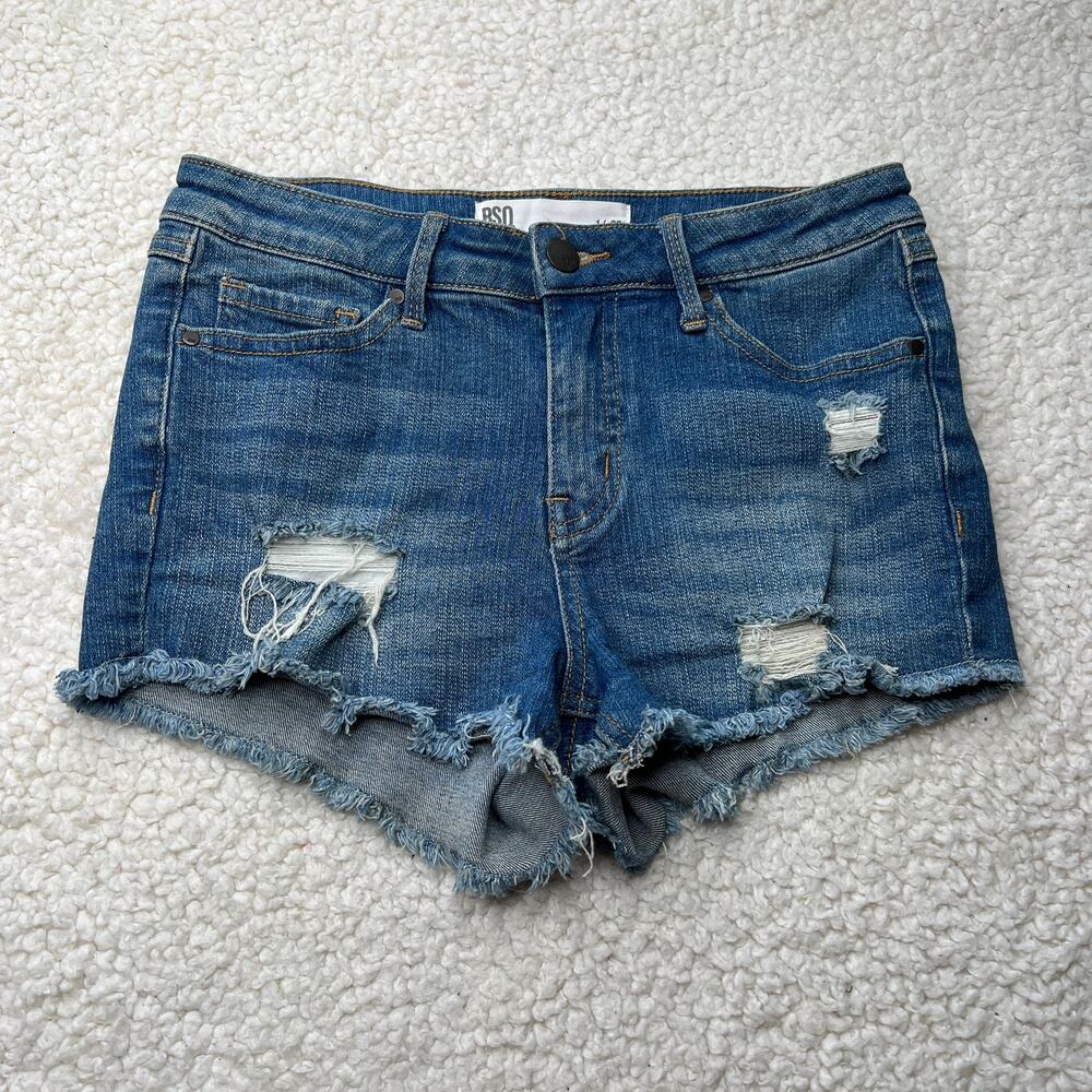 RSQ Venice Mid Rise Cutoff Denim Shorts 1/25